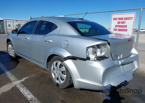 2012 Dodge Avenger Se z USA, uszkodzony, nr VIN 1C3CDZAB9CN331757